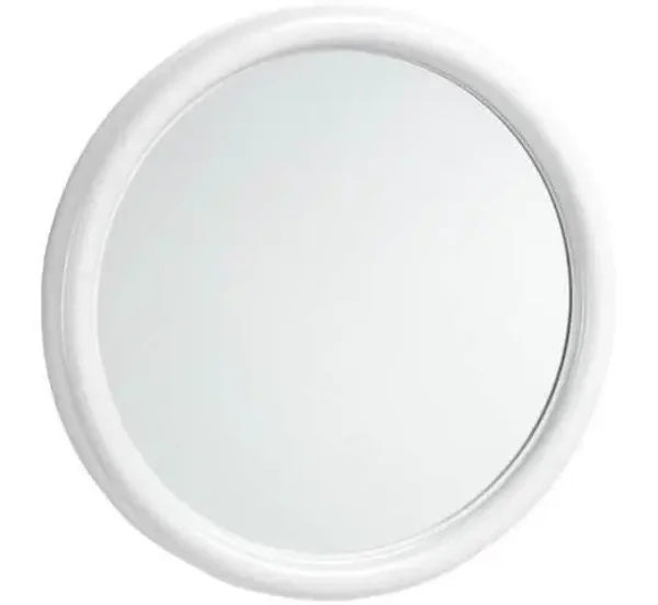 SPECCHIO TONDO CON CORNICE PVC PER BAGNO 28CM