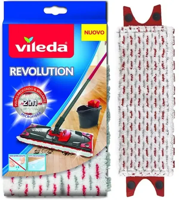 VILEDA REVOLUTION 2IN1 PANNO RICAMBIO MOCIO IN MICROFIBRA