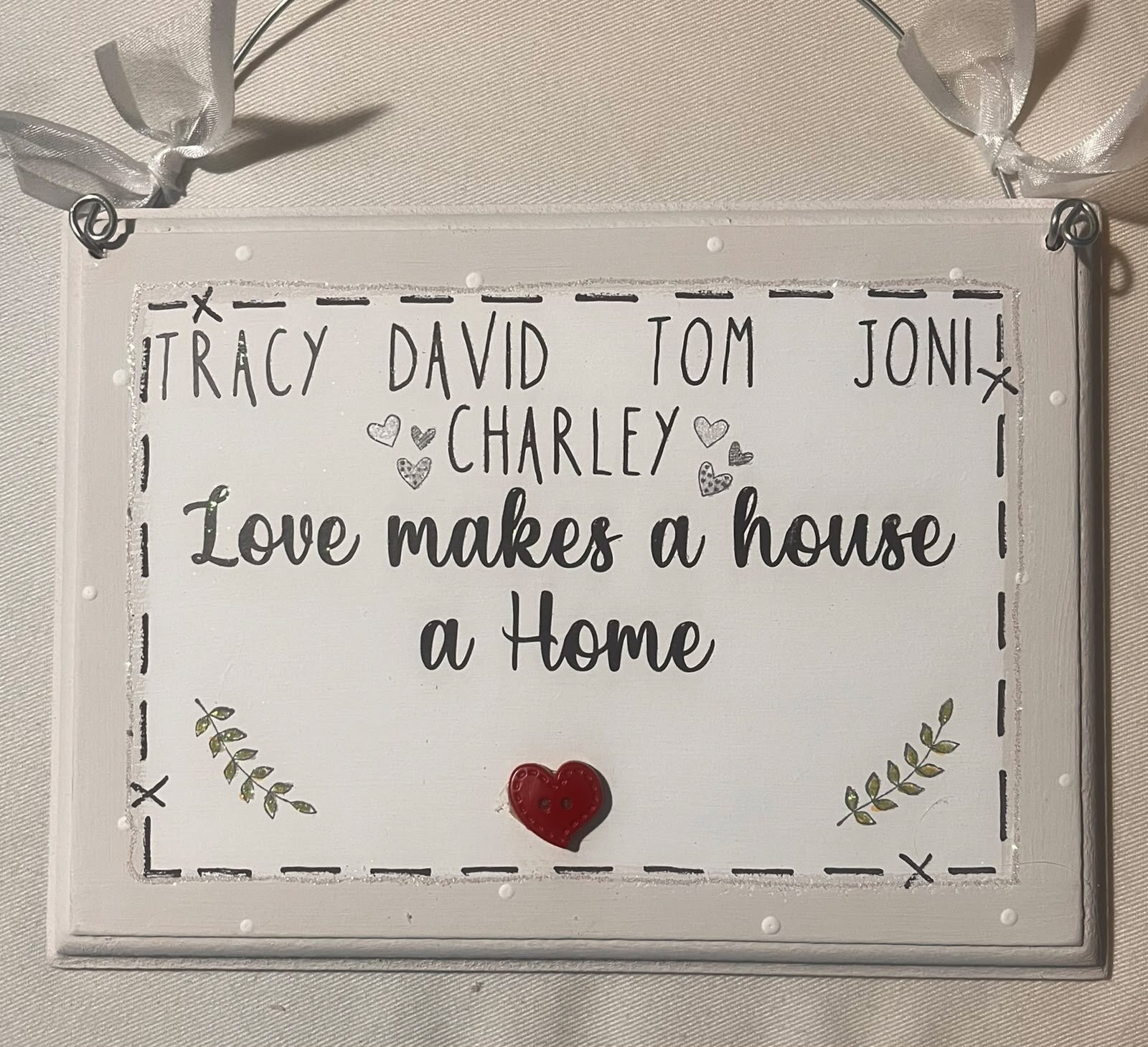 Family home plaque