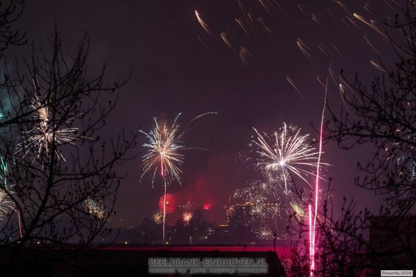Vuurwerk boven Eindhoven