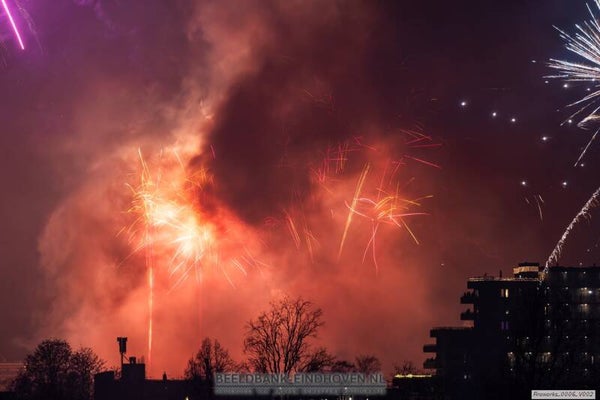 Vuurwerk boven Eindhoven