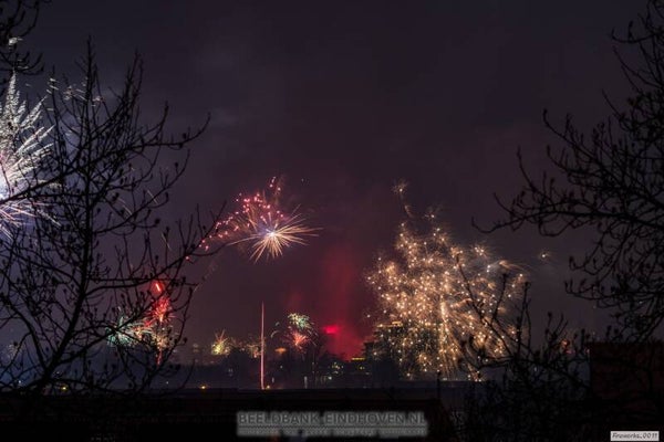 Vuurwerk boven Eindhoven