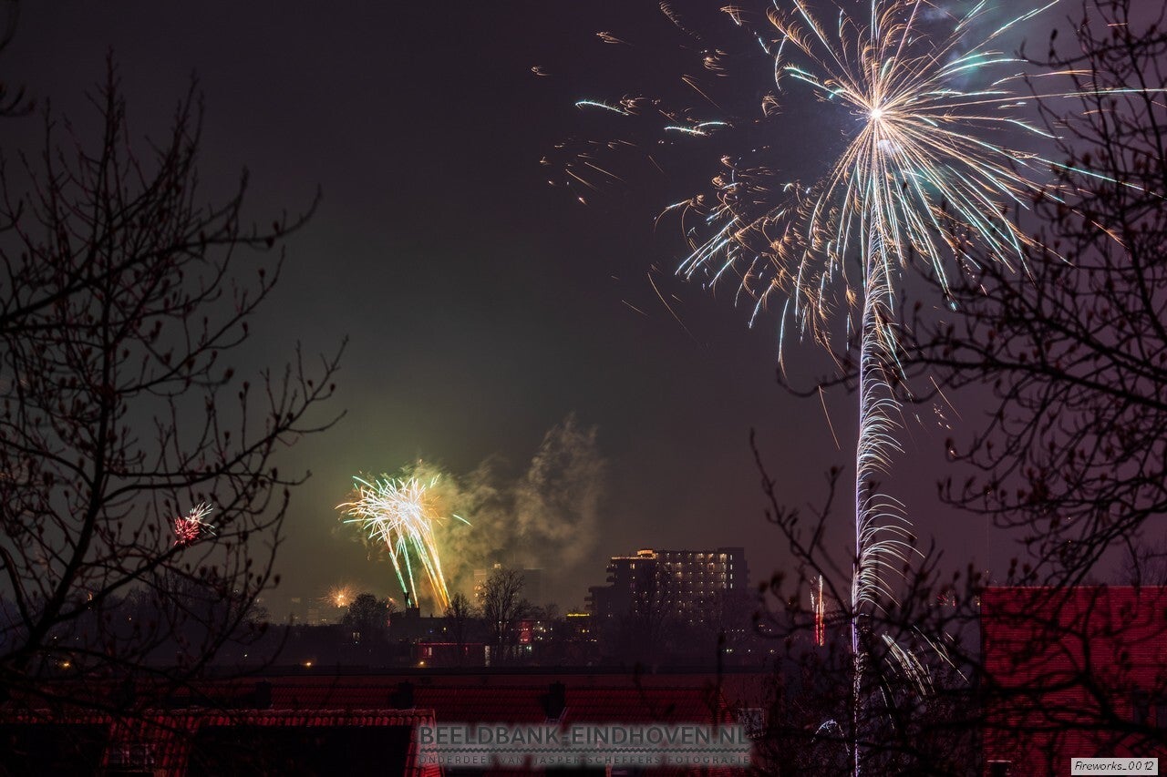 Vuurwerk boven Eindhoven