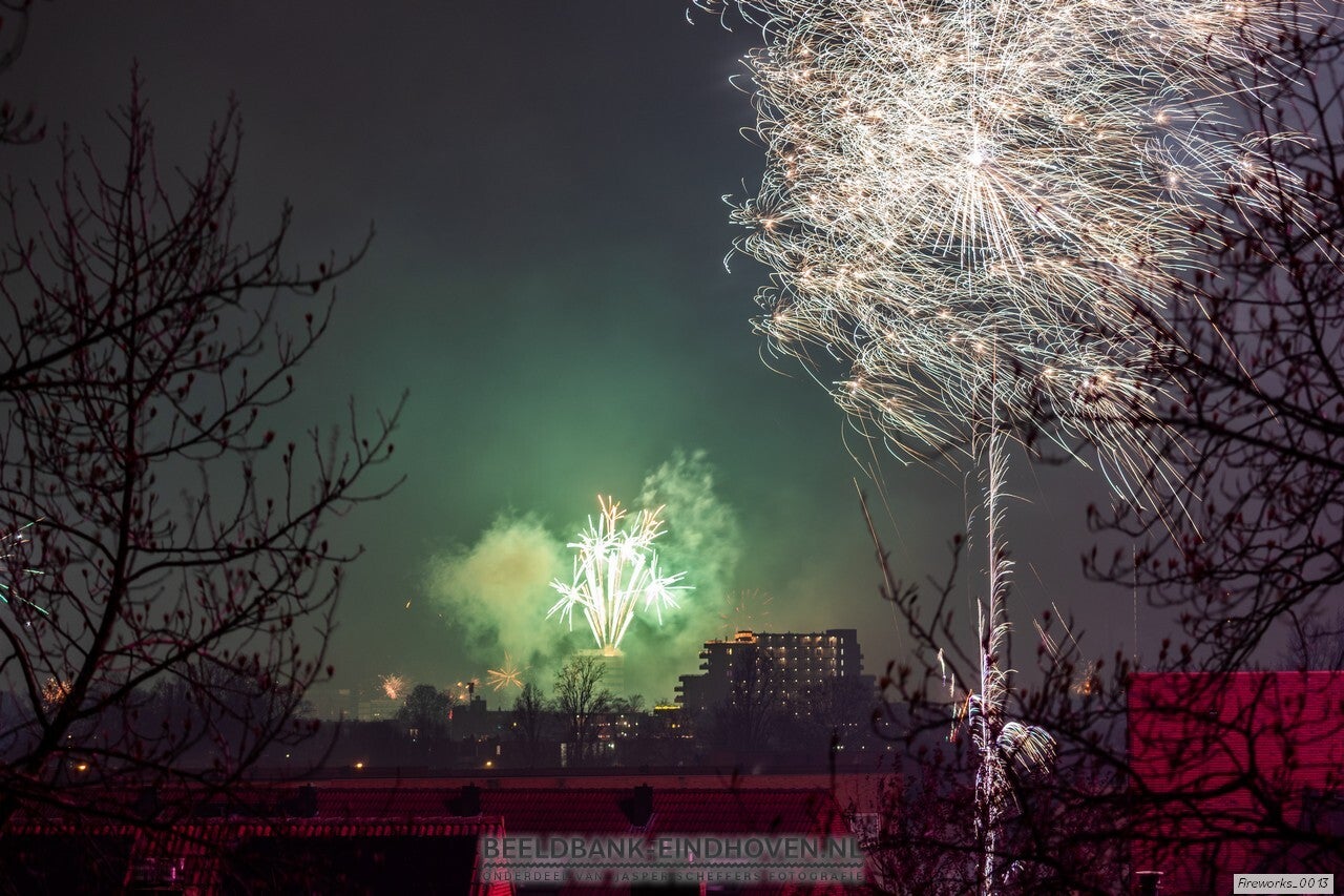 Vuurwerk boven Eindhoven