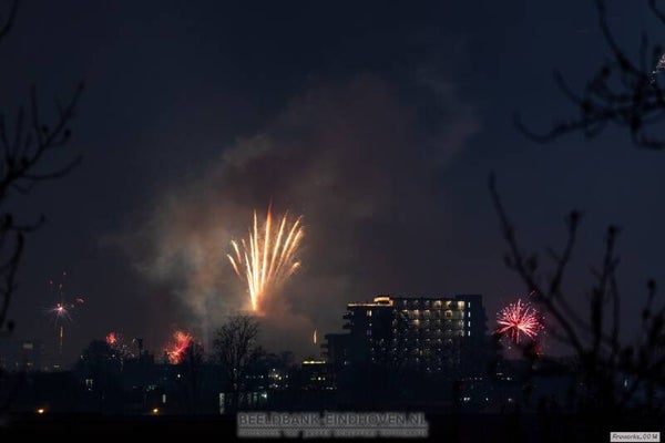 Vuurwerk boven Eindhoven