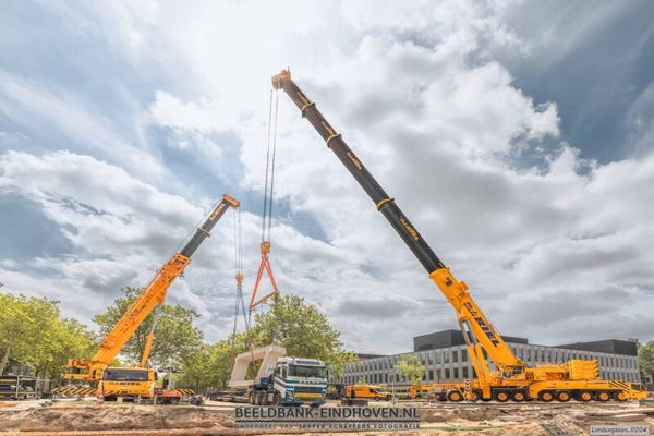 Fietstunnel Limburglaan in aanbouw