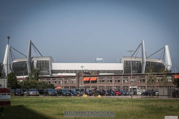 PSV Stadion gezien vanuit het Emmasingelkwadrant
