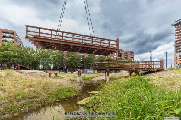 Aanleg voetgangersbrug Victoriapark