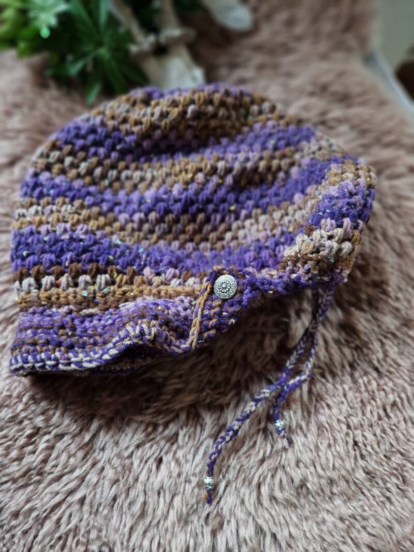 Slouchy Dreadmuts met rand