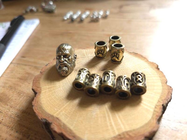 Dreadlock kralen set " Viking Men "