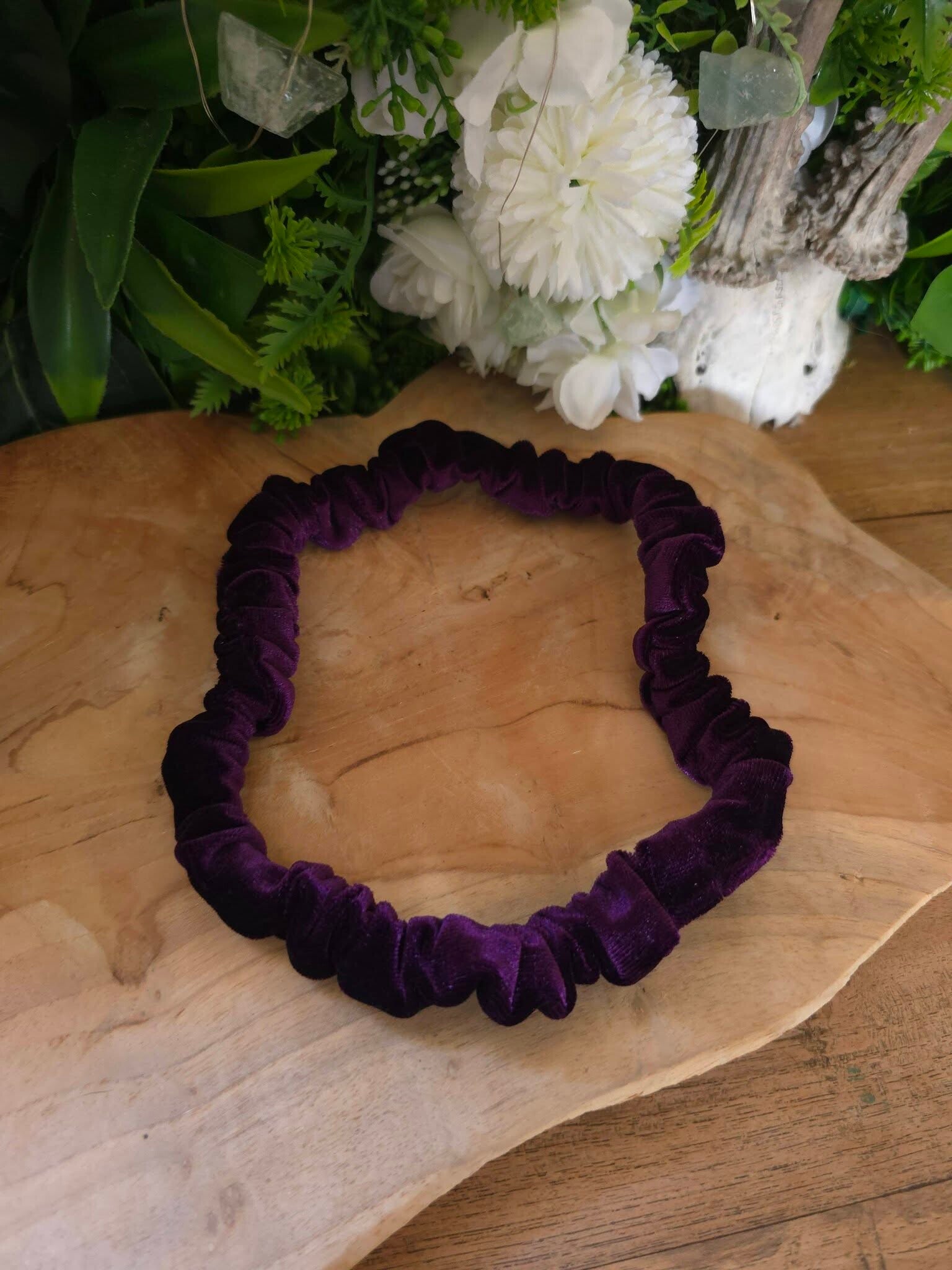 Velvet Scrunsie "Purple"