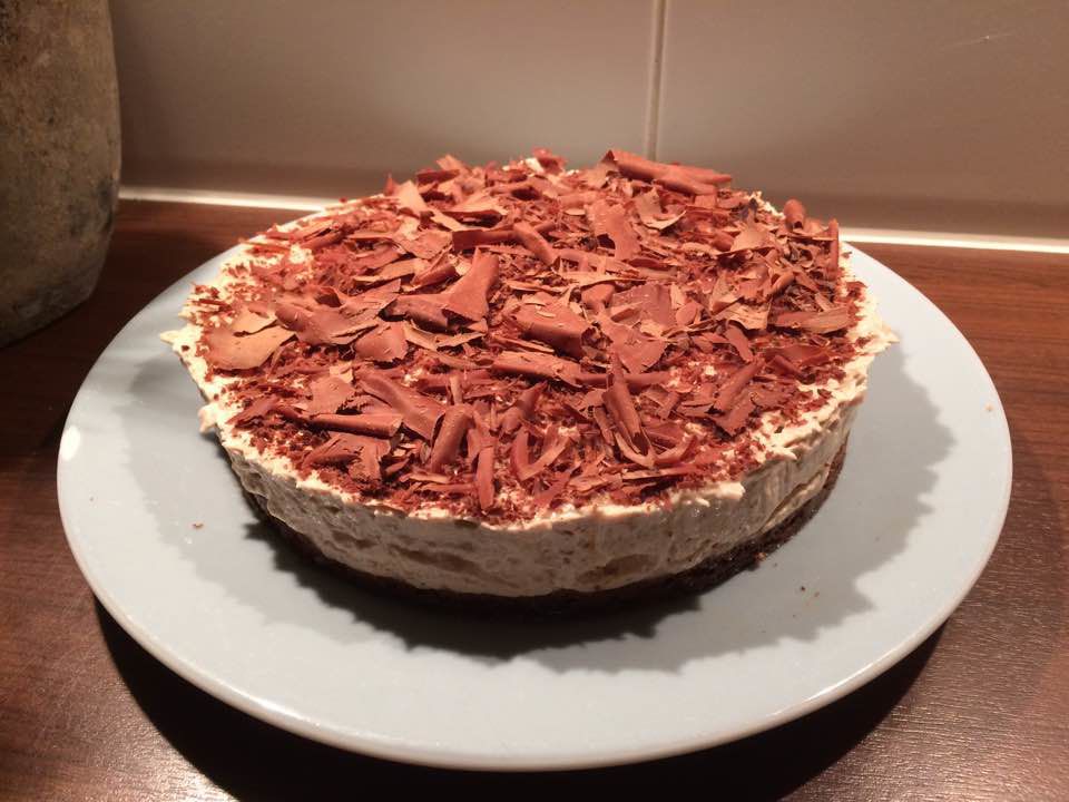 Bananen mascarpone taart Bananen mascarpone taart