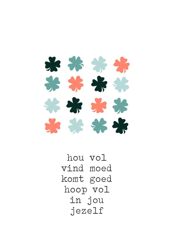 Hou vol, vind moed.