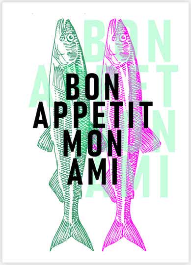Bon Appetit Mon Ami . Posters