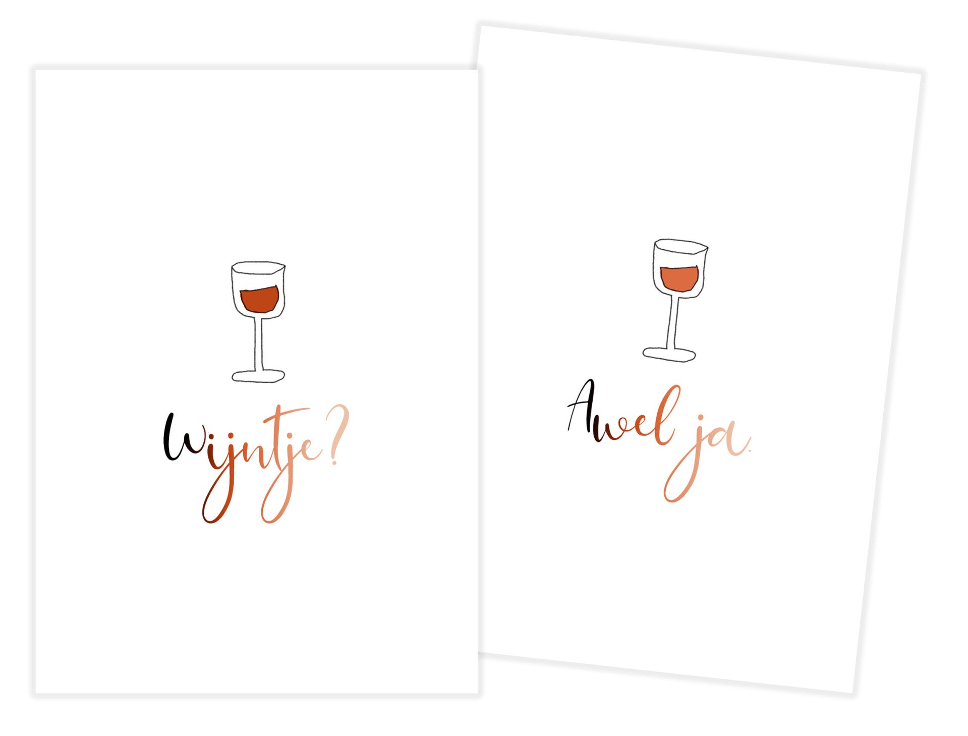 Duet. Wijntje? Awel ja.