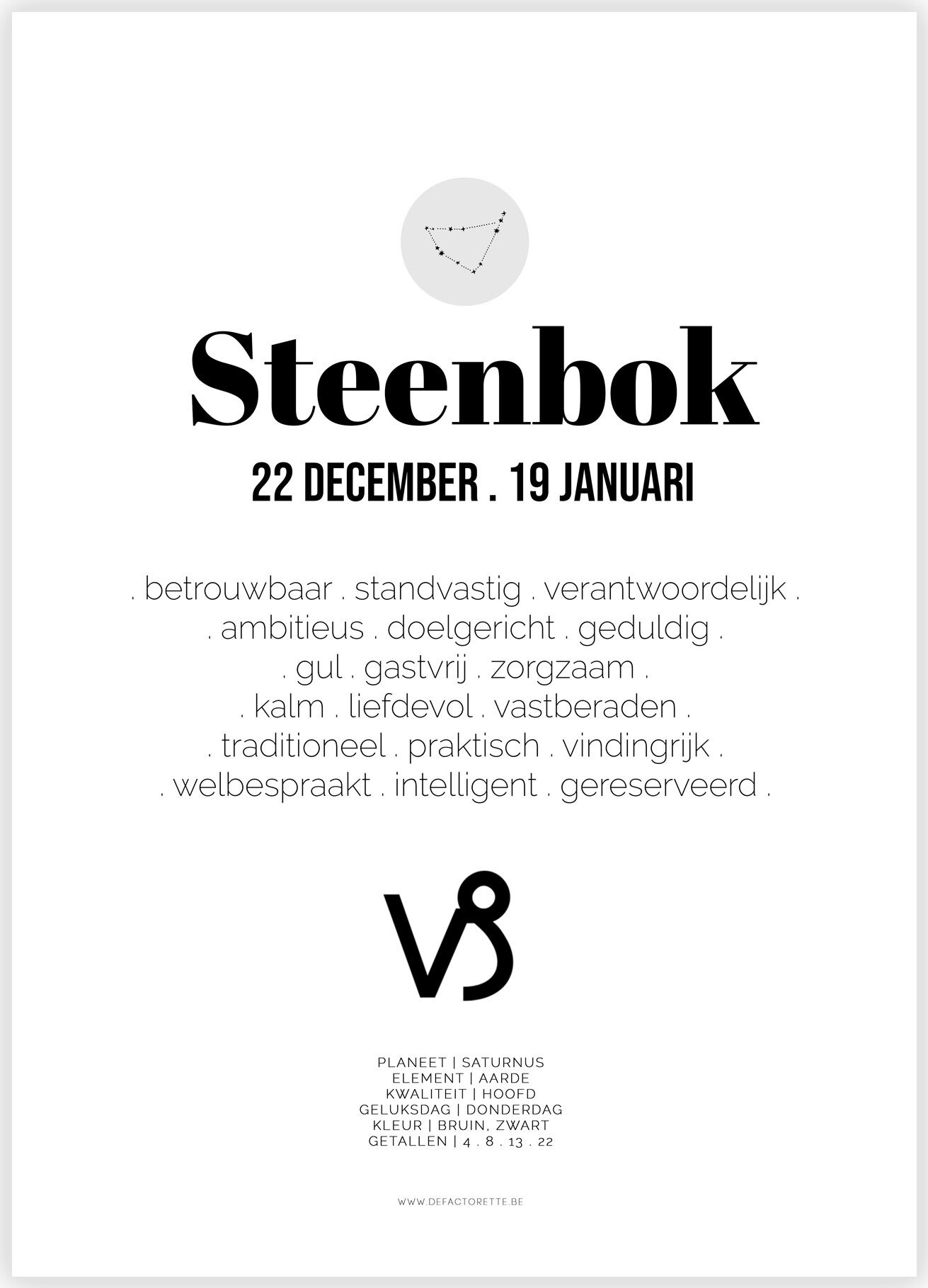 Ster . 01 . STEENBOK