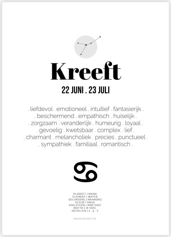 Ster . 07 . KREEFT . Posters