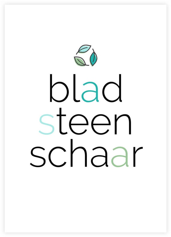 Gewoon_Blad steen schaar