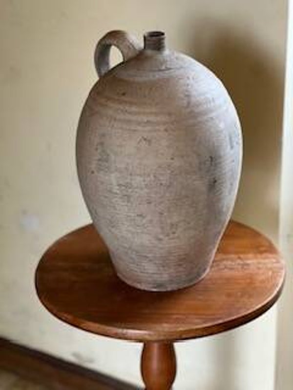 Grande cruche en terre cuite vernissée