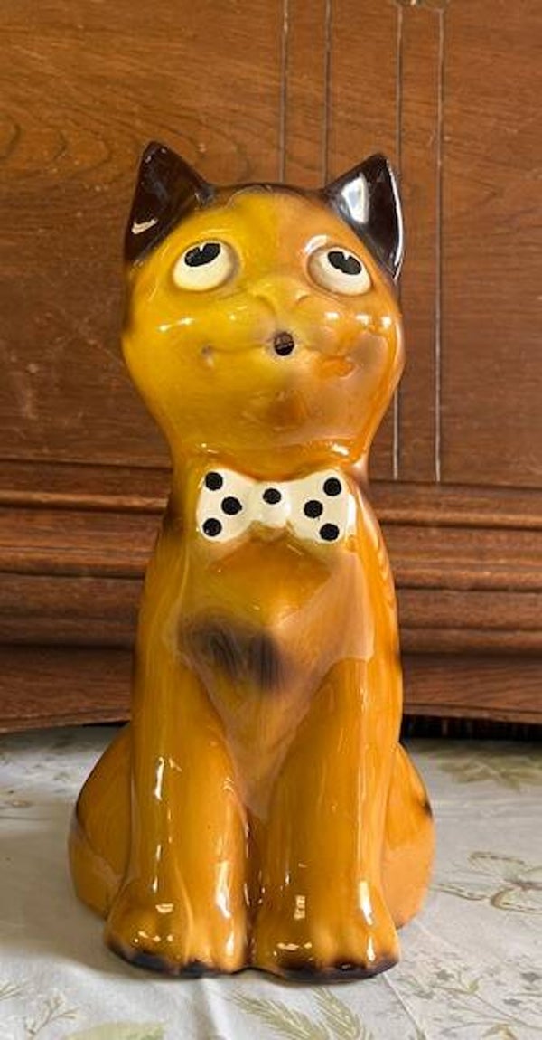 Pichet chat en céramique