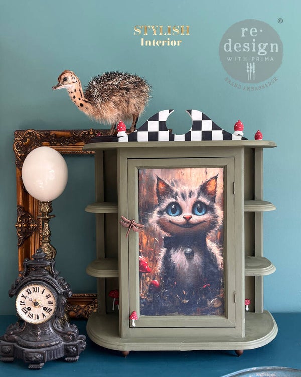 Hang/staand kastje Cheshire cat