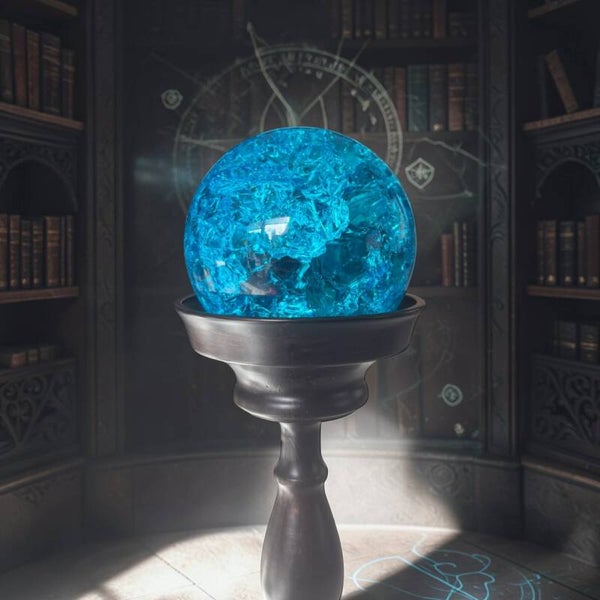 Bol van ingekleurde bergkristal