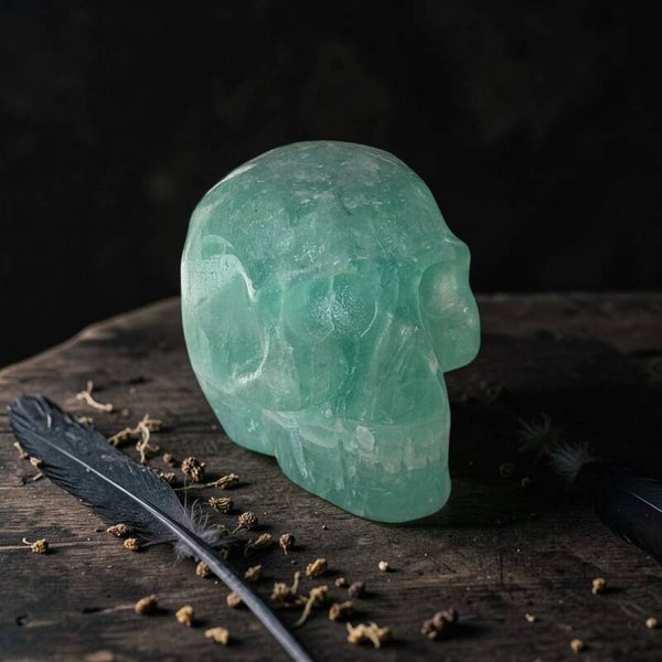Skull Tiffany fluoriet