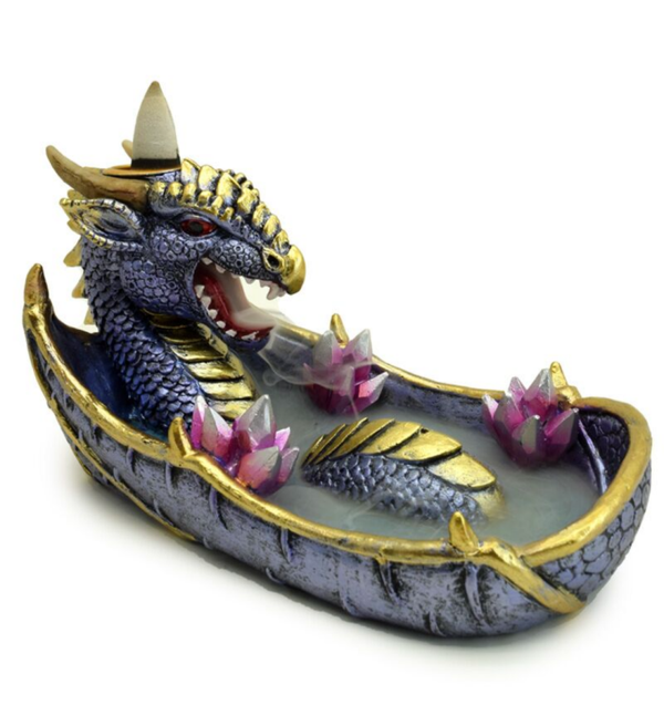 Enchanted draken wierookhouder