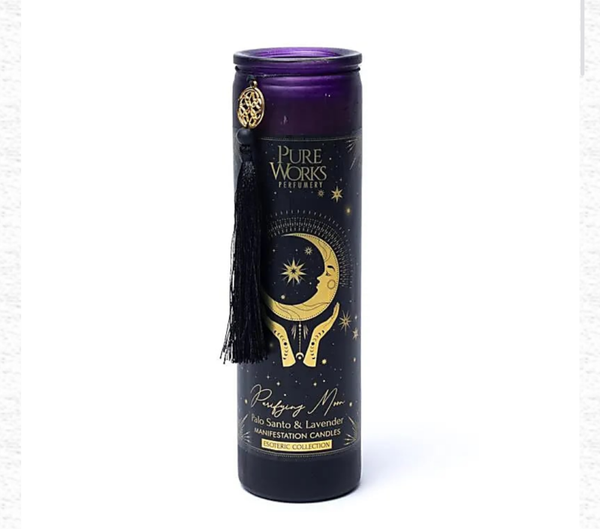 Geurkaars lavendel en Palo santo