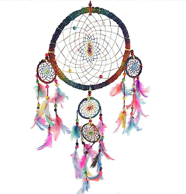 Medium Regenboog dreamcatcher