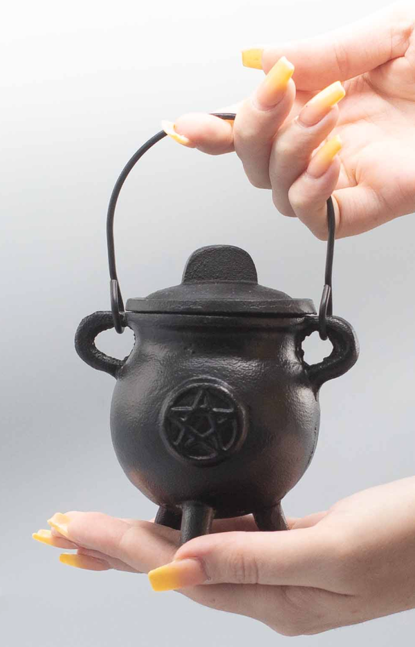 Gietijzeren ketel met Pentagon