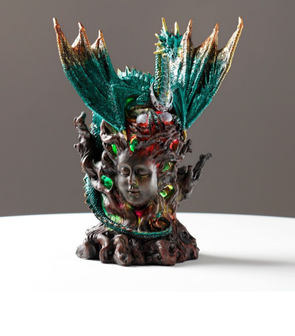 Fire dragon met led