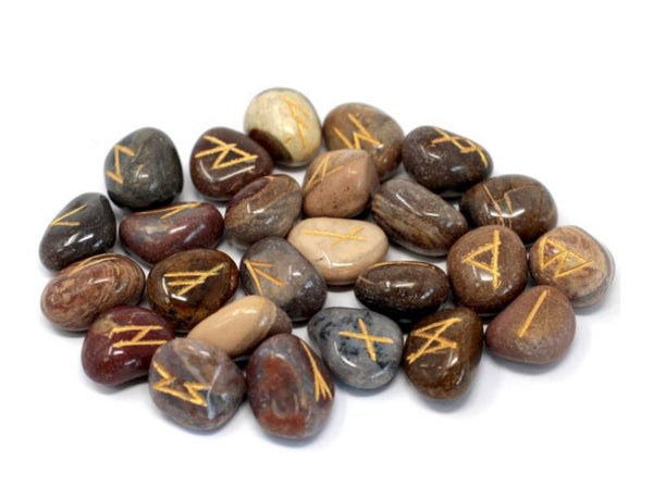 Rhunestenen set jaspis