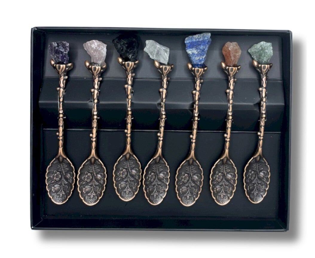 set edelstenen heksenlepels