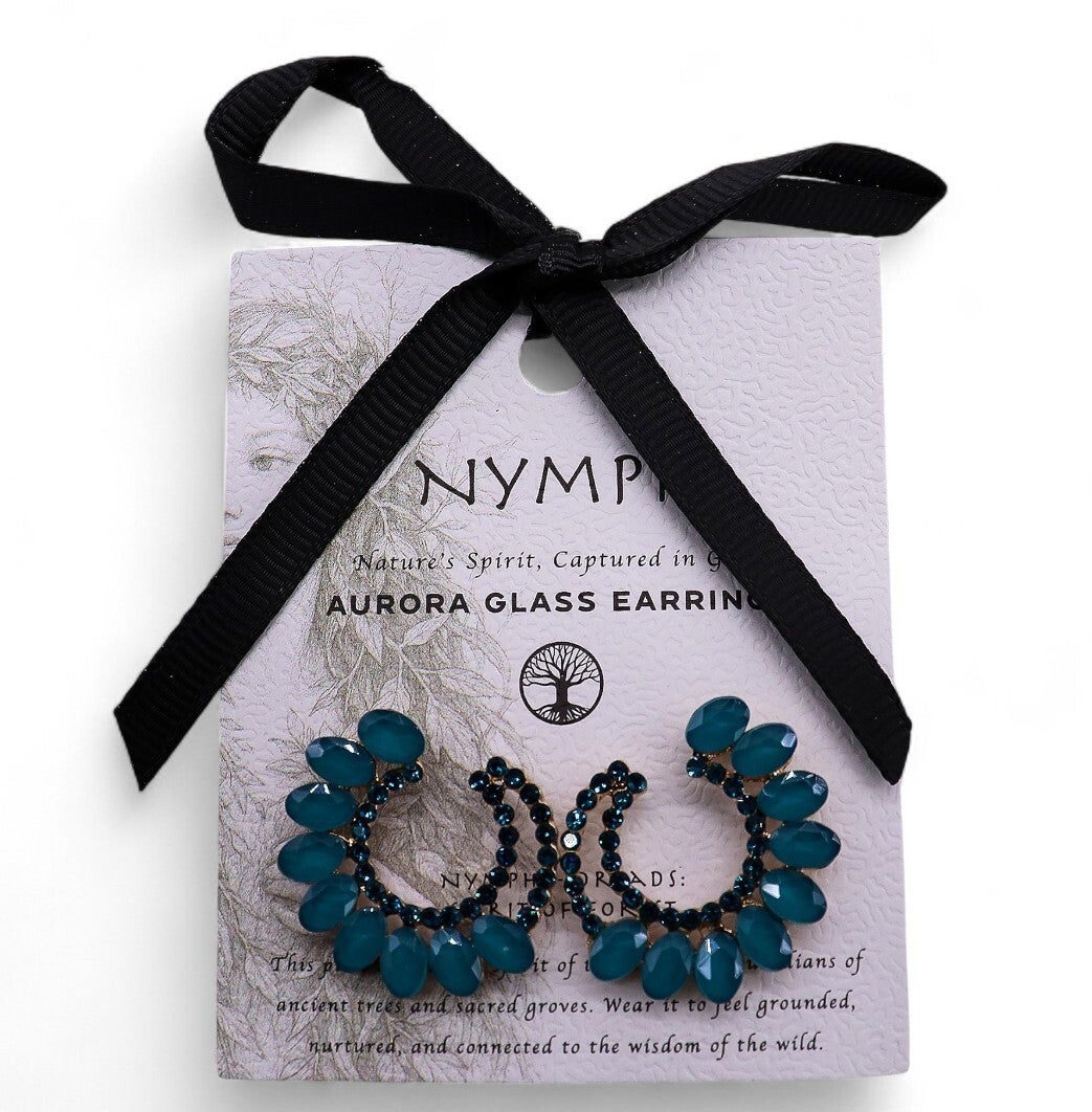 Aurora glass earrings spirit of the underworld