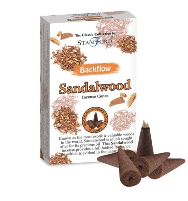 Wierook kegels sandelwood