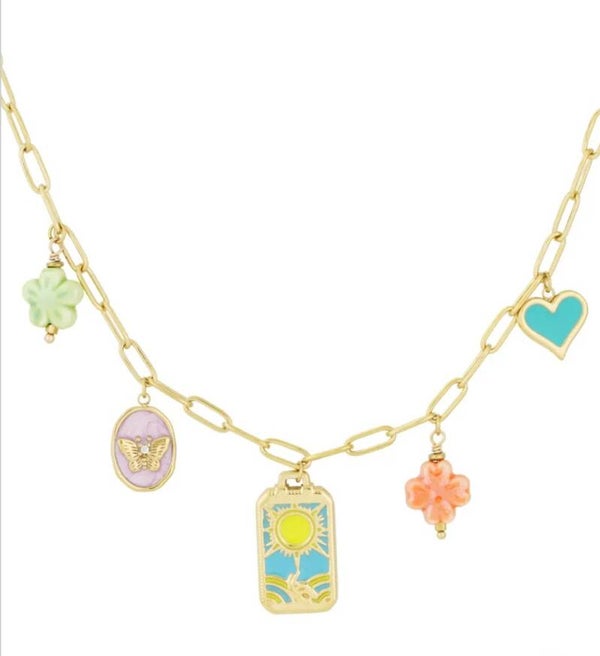 Rvs Neckless tarot color