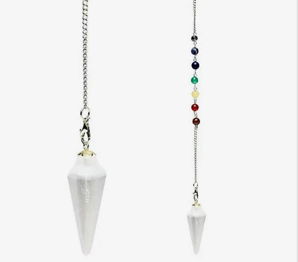 Seleniet pendelum chakra's