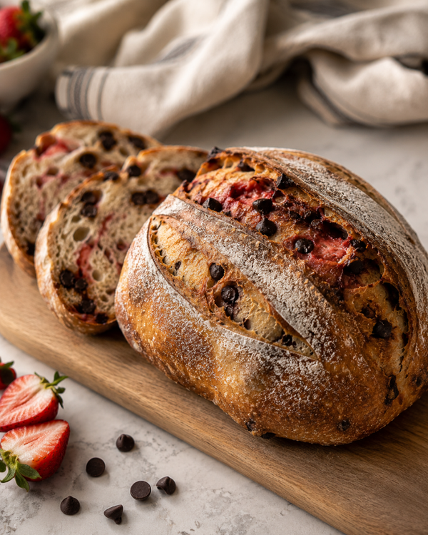 Strawberry Chocolate Chip Sourdough