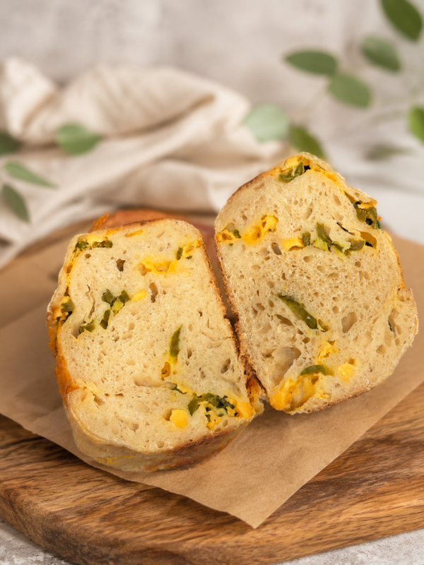 Cheddar Jalapeño Sourdough