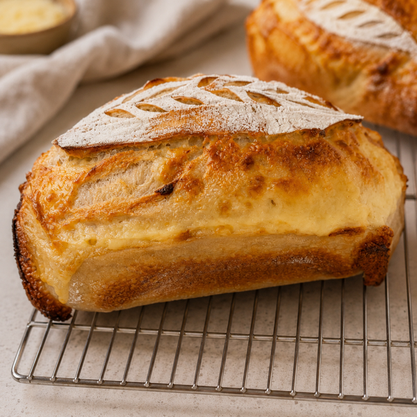 Garlic Mozarella Sourdough
