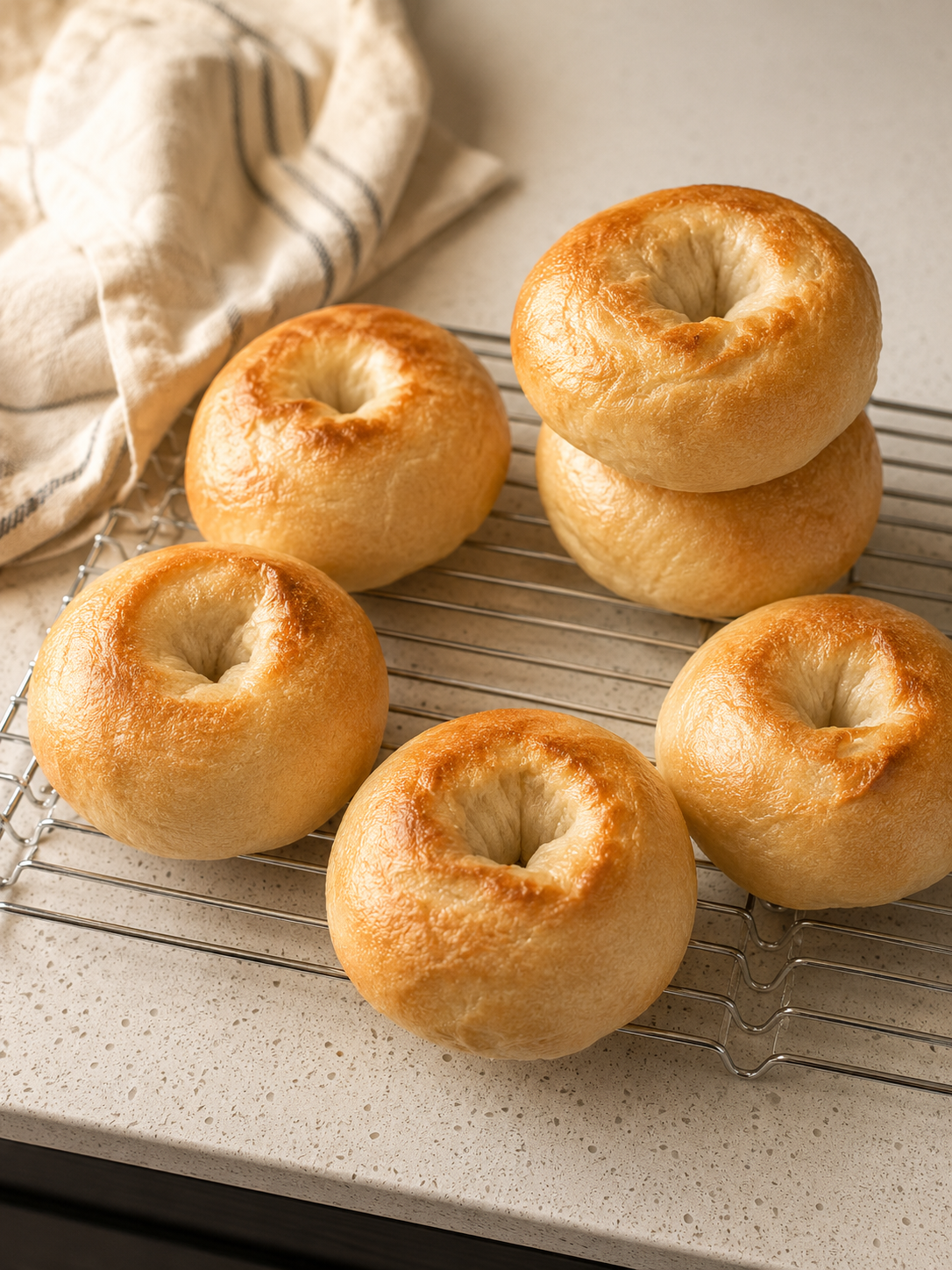 Sourdough Bagels