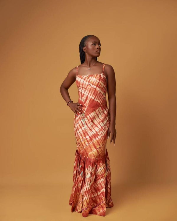 Cross back summer dress