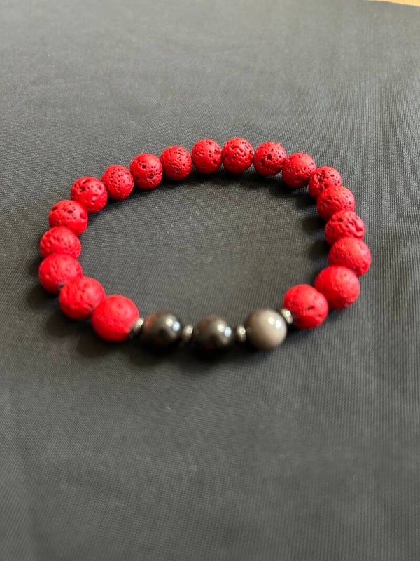 Red bead bracelet