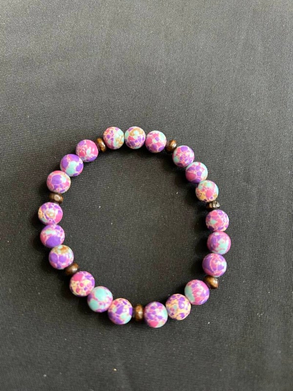 Purple Bead Bracelet