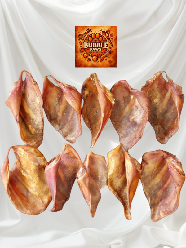 Extra Large Dried Pigs Ears - 100% Natural Pork