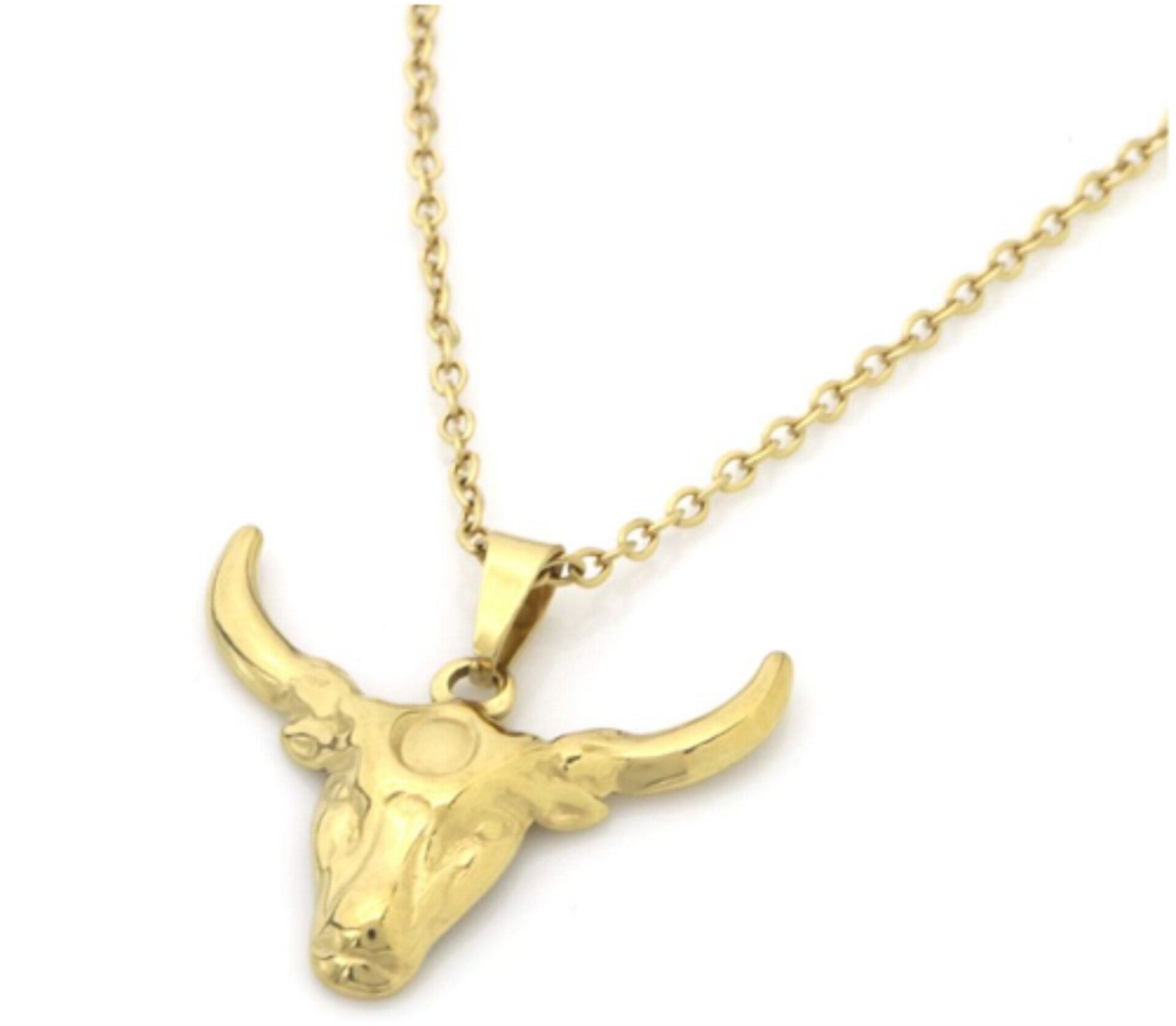 ketting met stier goud
