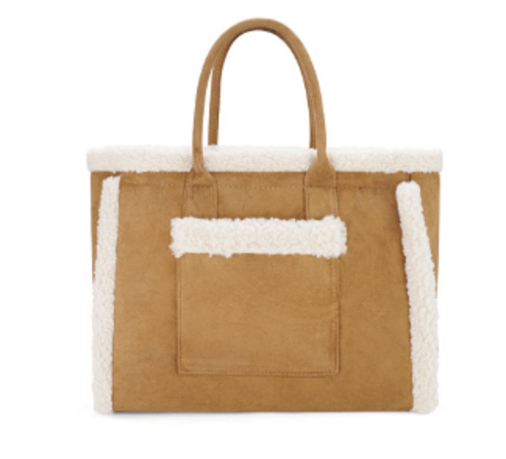 Sheep bag , handtas met teddy , bruin / cognac A4