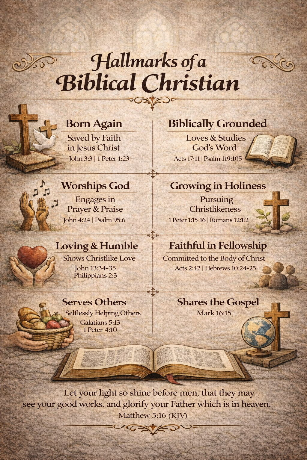 Hallmarks Of A Biblical Christian
