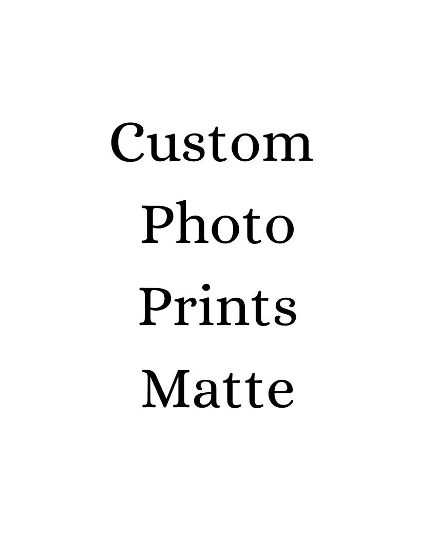 Custom Photo Prints Matte